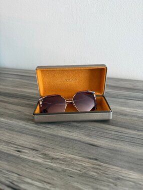 Bvlgari BV6179 2014/67 Serpenti Sunglasses Gold Purple Gradient